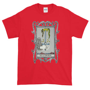 Ace of Swords Tarot Card Unisex Adult T-shirt