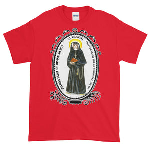 St Faustina Patron of Divine Mercy Adult Unisex T-shirt