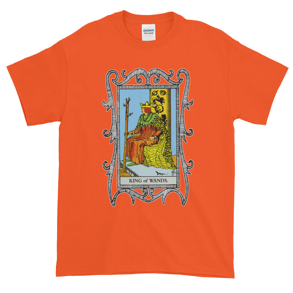 King of Wands Tarot Card Unisex Adult T-shirt