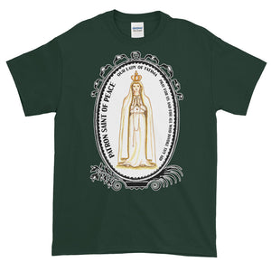 Our Lady of Fatima Patron of Peace Unisex Adult T-shirt