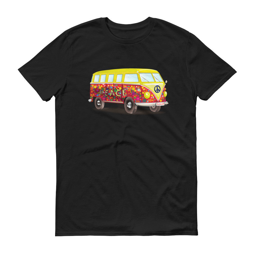 Peace Love Hippie Bus Van Unisex T-shirt