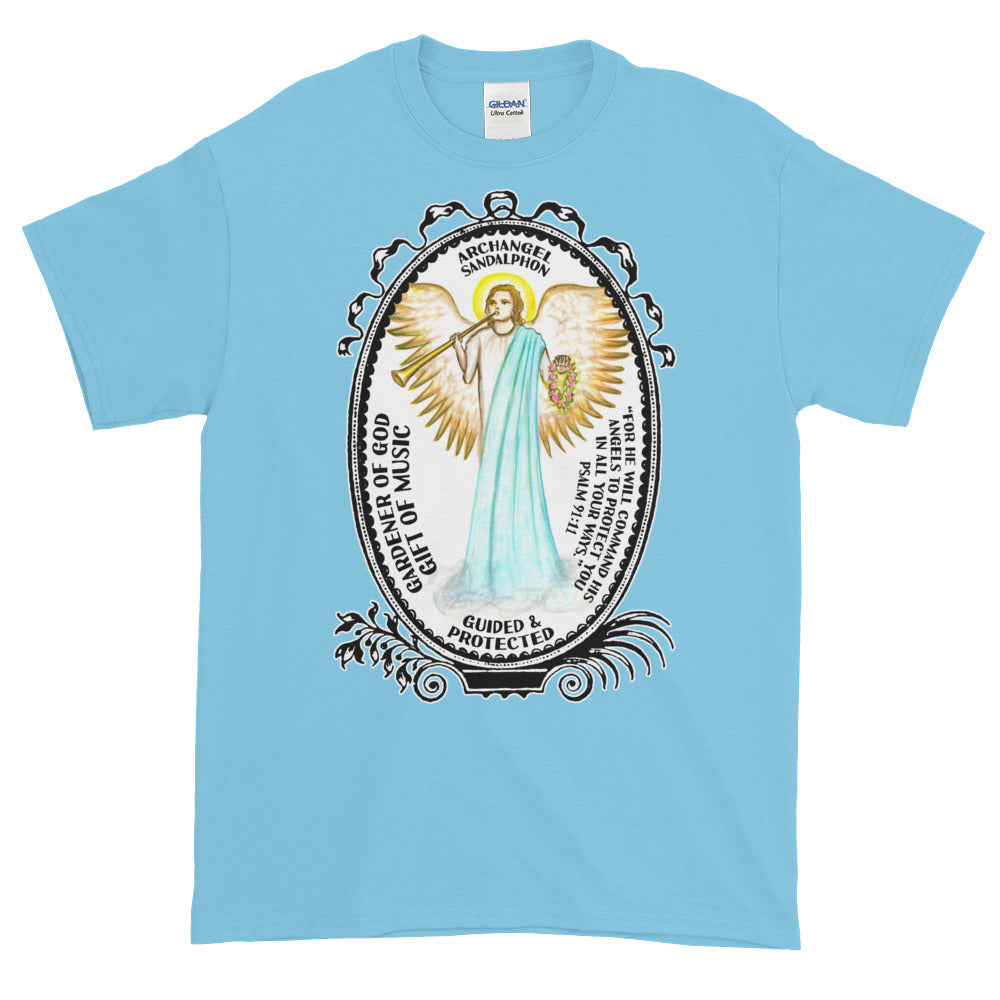 Archangel Sandalphon Gardener of God Gift of Music T-shirt