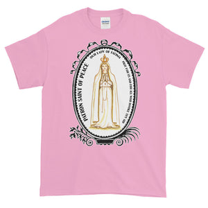 Our Lady of Fatima Patron of Peace Unisex Adult T-shirt