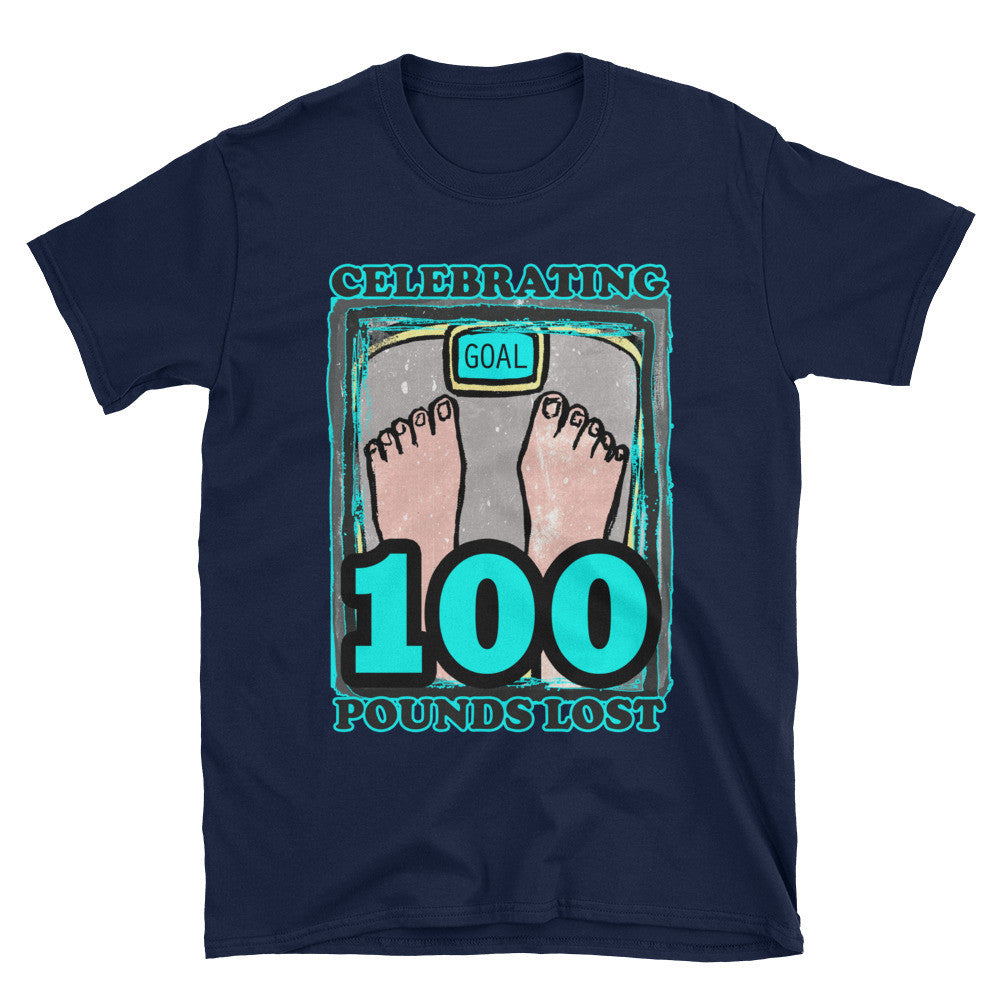 Celebrating 100 Pounds Lost Unisex T-shirt