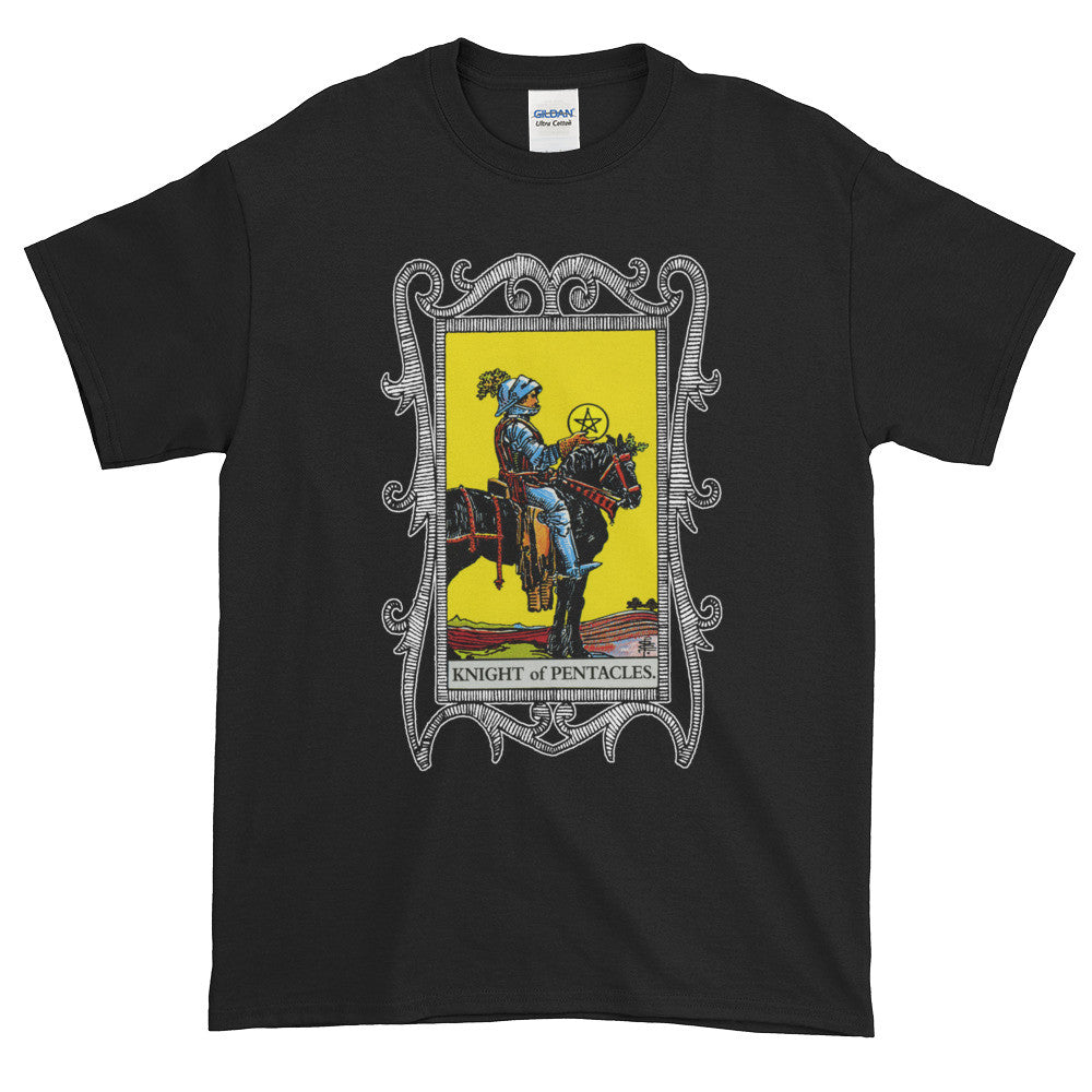 Knight of Pentacles Tarot Card Adult Unisex T-shirt