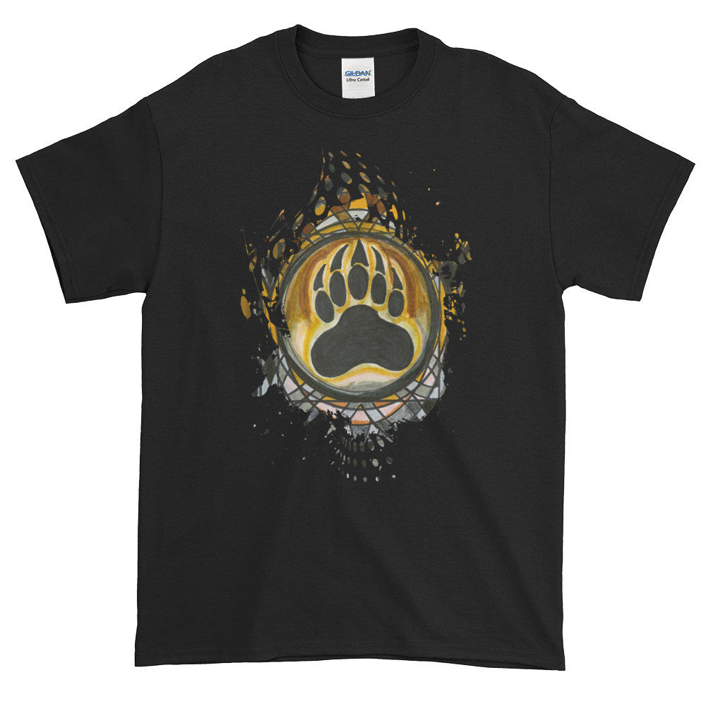 Bear Claw Paw Grunge Adult Unisex T-shirt