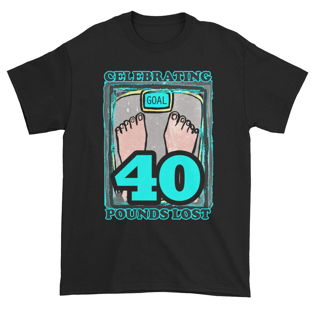 Celebrating 40 Pounds Lost Unisex T-shirt