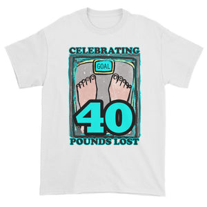 Celebrating 40 Pounds Lost Unisex T-shirt