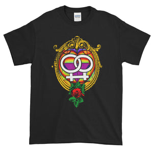 Lesbian Love LGBT Adult Unisex T-shirt