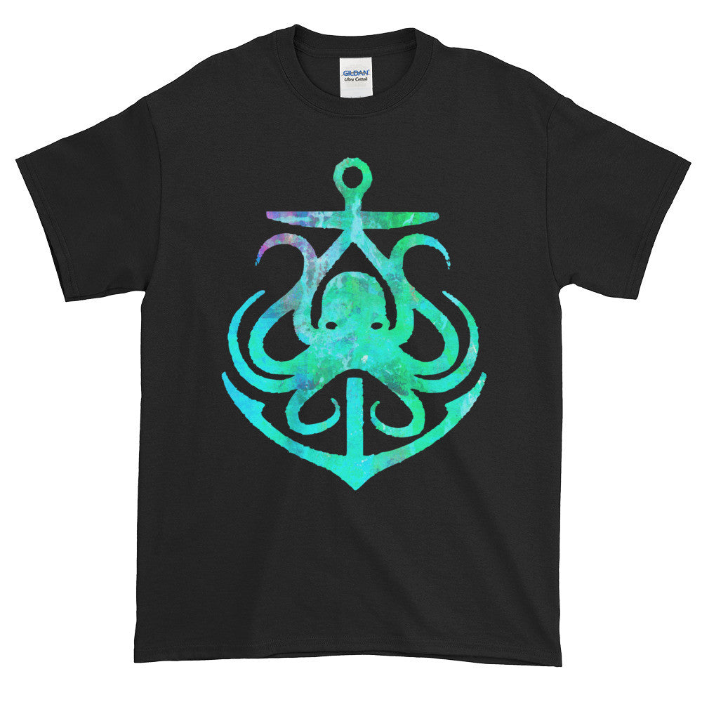 Octopus Anchor Nautical Adult Unisex T-shirt