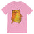 Shy Playful Chubby Orange Kitty Cat Unisex T-shirt