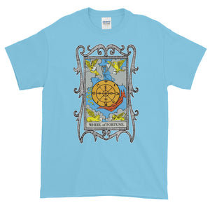 Wheel of Fortune Major Arcana Tarot Card Adult Unisex T-shirt
