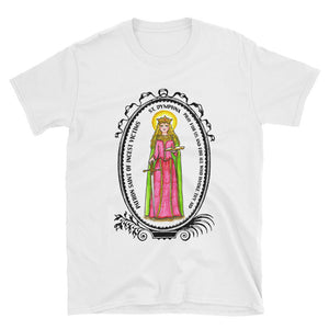 St Dymphna Patron of Incest Victims Unisex T-Shirt