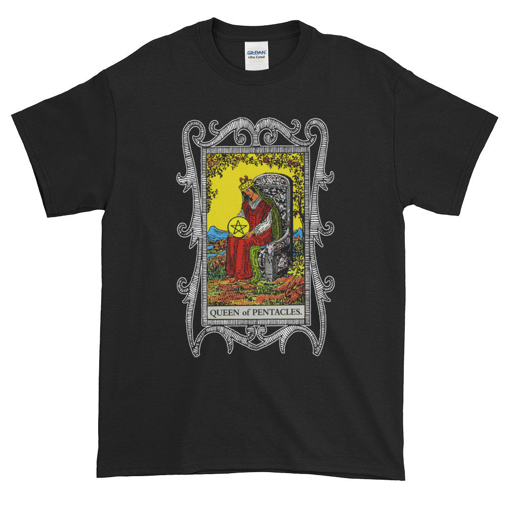 Queen of Pentacles Tarot Card Unisex Adult T-shirt