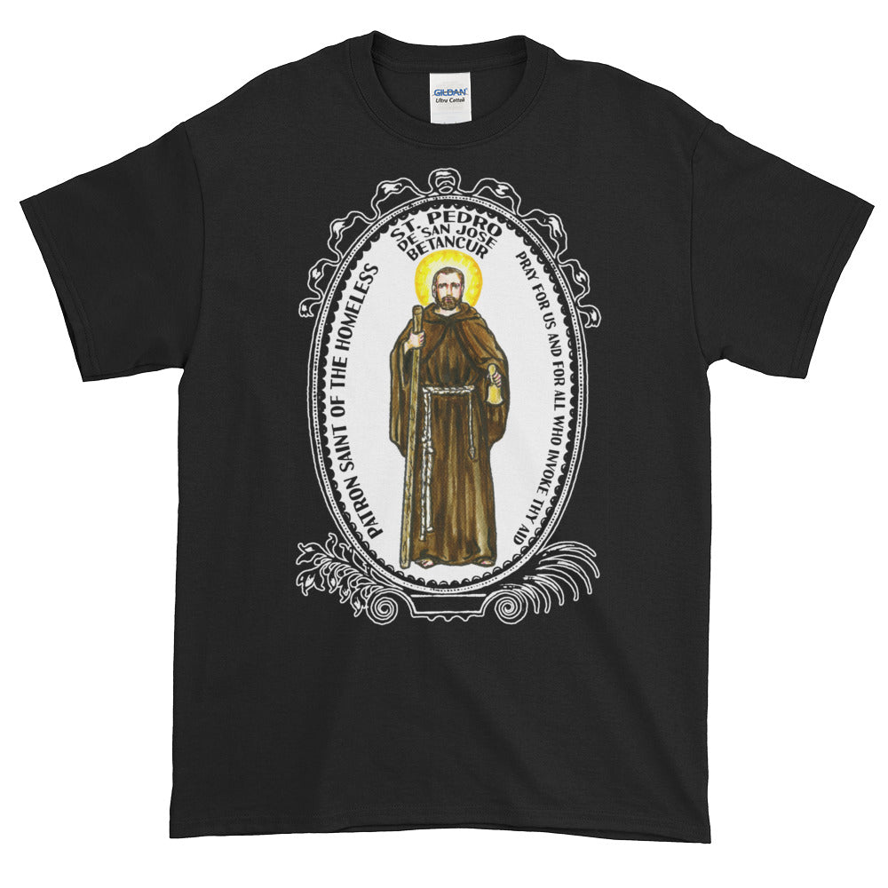St Pedro de San Jose Betancur Patron of the Homeless T-Shirt