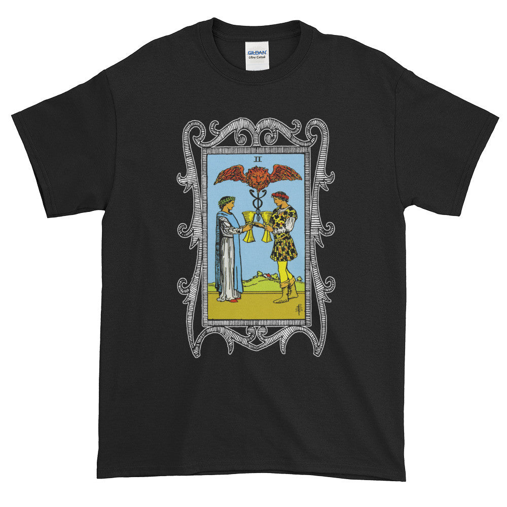 Two of Cups Tarot Card Adult Unisex T-shirt