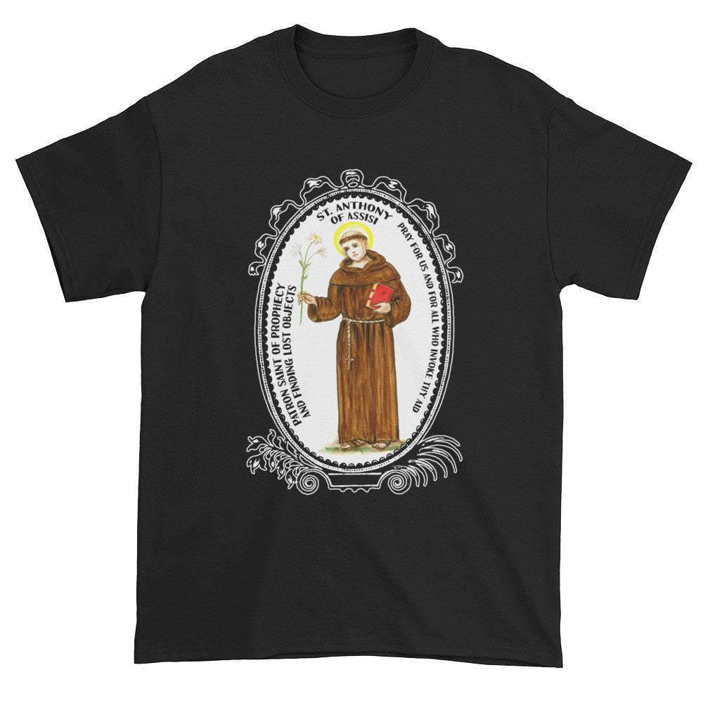 St Anthony Patron of Prophecy & Finding Lost Objects T-shirt
