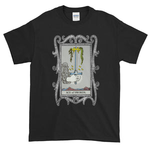 Ace of Swords Tarot Card Unisex Adult T-shirt