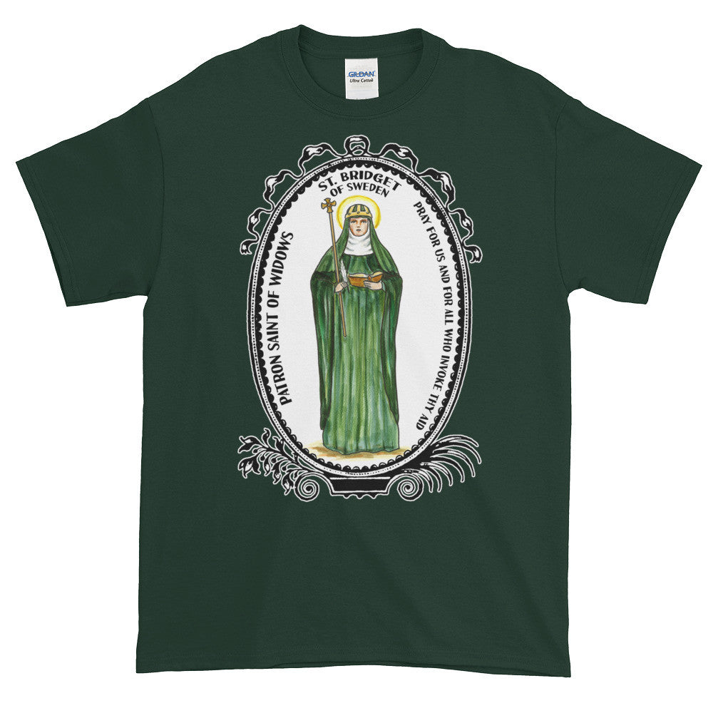 St Bridget of Sweden Patron of Widows Unisex Adult T-shirt