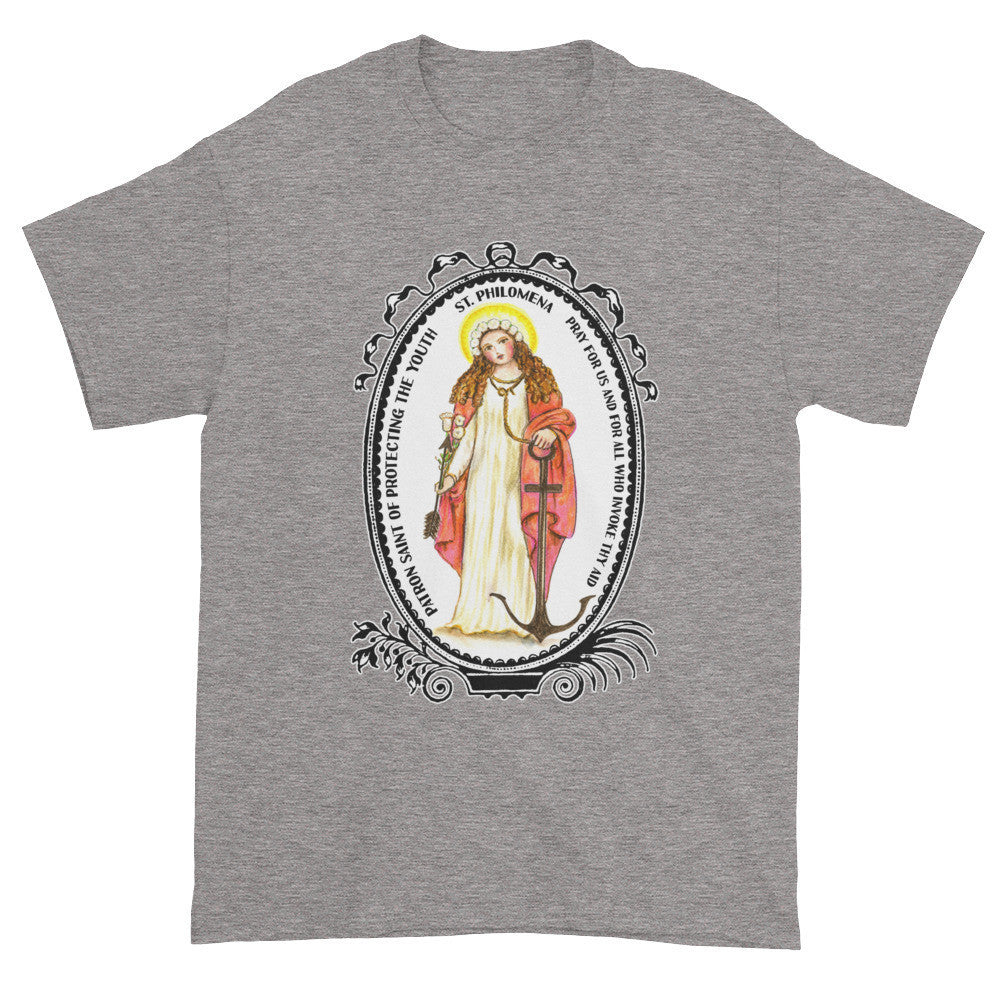 St Philomena Patron of Protecting the Youth Unisex T-shirt