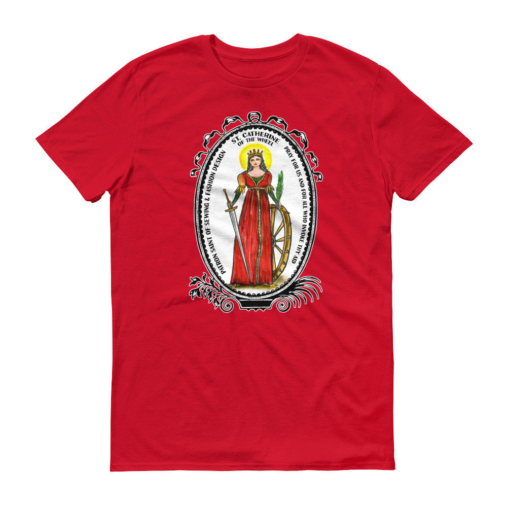St Catherine of the Wheel Patron of Sewing & Fashion Design T-shirt