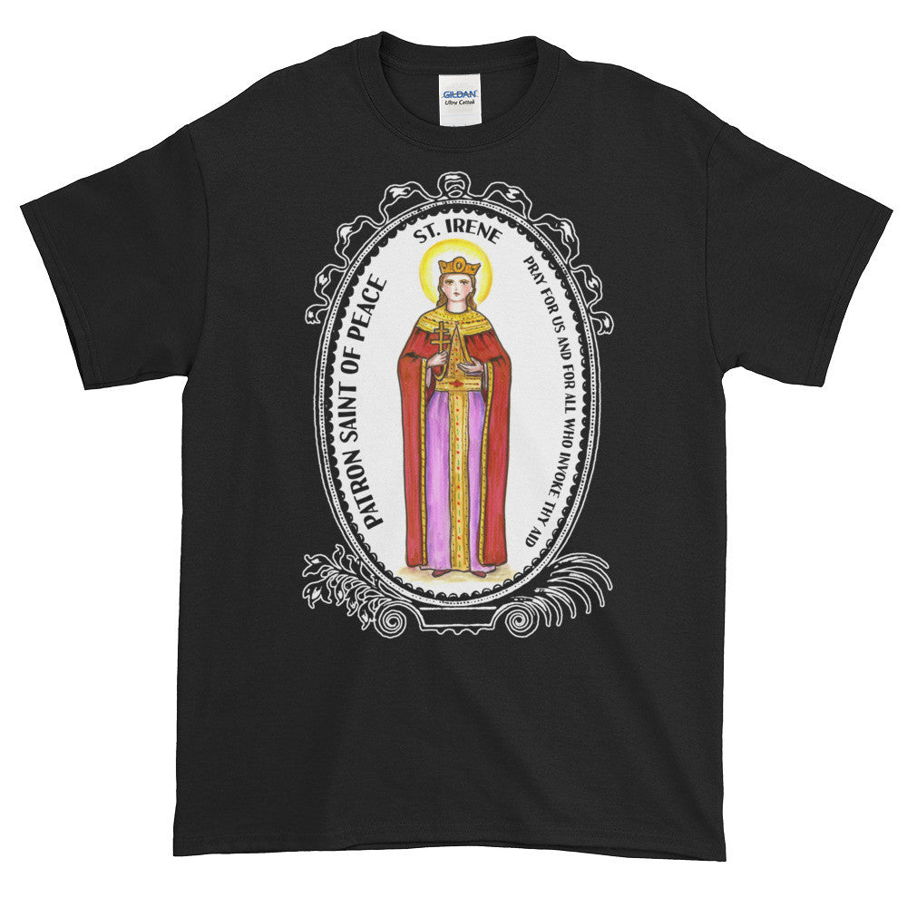 St Irene Patron of Peace Unisex Adult T-shirt