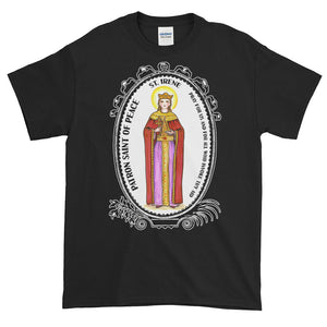 St Irene Patron of Peace Unisex Adult T-shirt