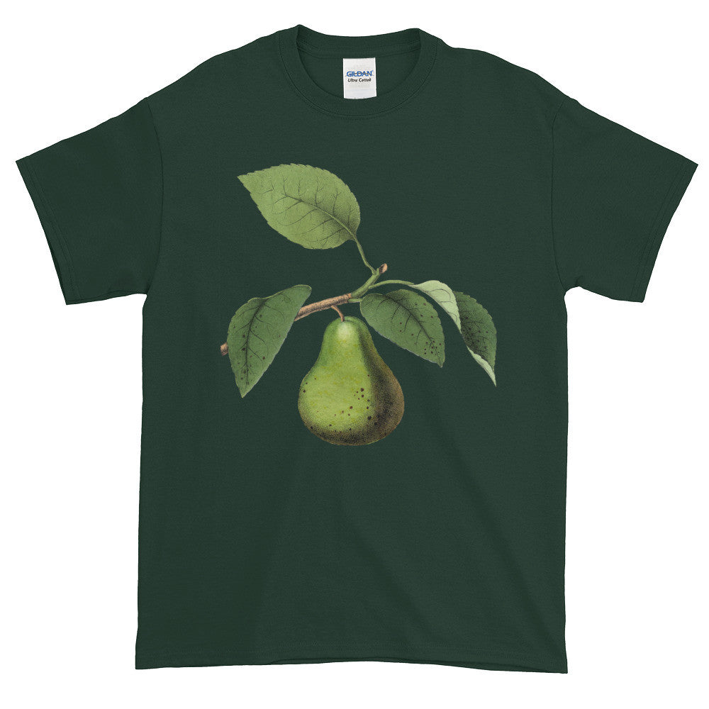 Green Pear Tree Branch Adult Unisex T-shirt
