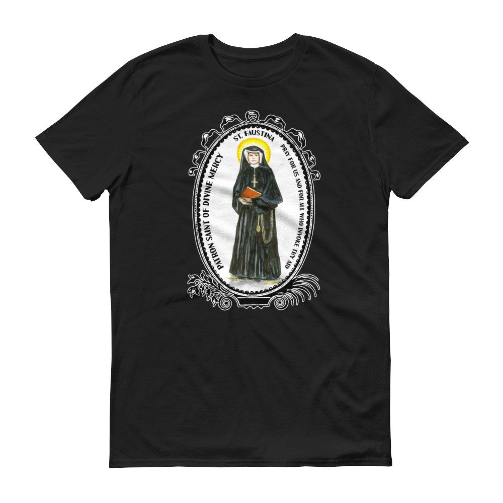 Saint Faustina Patron of Divine Mercy Unisex T-shirt