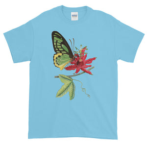 Birdwing Butterfly on Flower Adult Unisex T-shirt