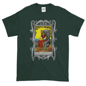 Queen of Pentacles Tarot Card Unisex Adult T-shirt