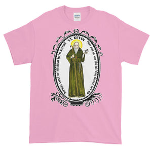Saint Kevin Patron of Healing with Nature T-Shirt