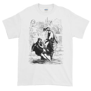 Prince Charming Rescues Beautiful Maiden Whimsical Victorian Vintage T-shirt