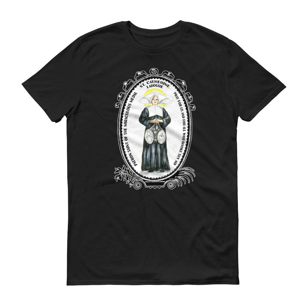 St Catherine Laboure Patron of the Mirculous Medal Unisex T-shirt