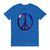 Peace for Paris France Royal Blue Adult Unisex T-shirt