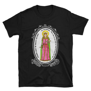 St Dymphna Patron of Incest Victims Unisex T-Shirt