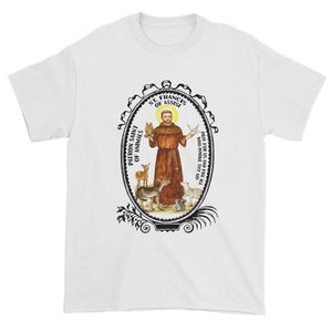 St Francis of Assisi Patron of Animals Unisex T-shirt