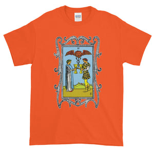 Two of Cups Tarot Card Adult Unisex T-shirt