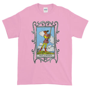Page of Swords Tarot Card Adult Unisex T-shirt