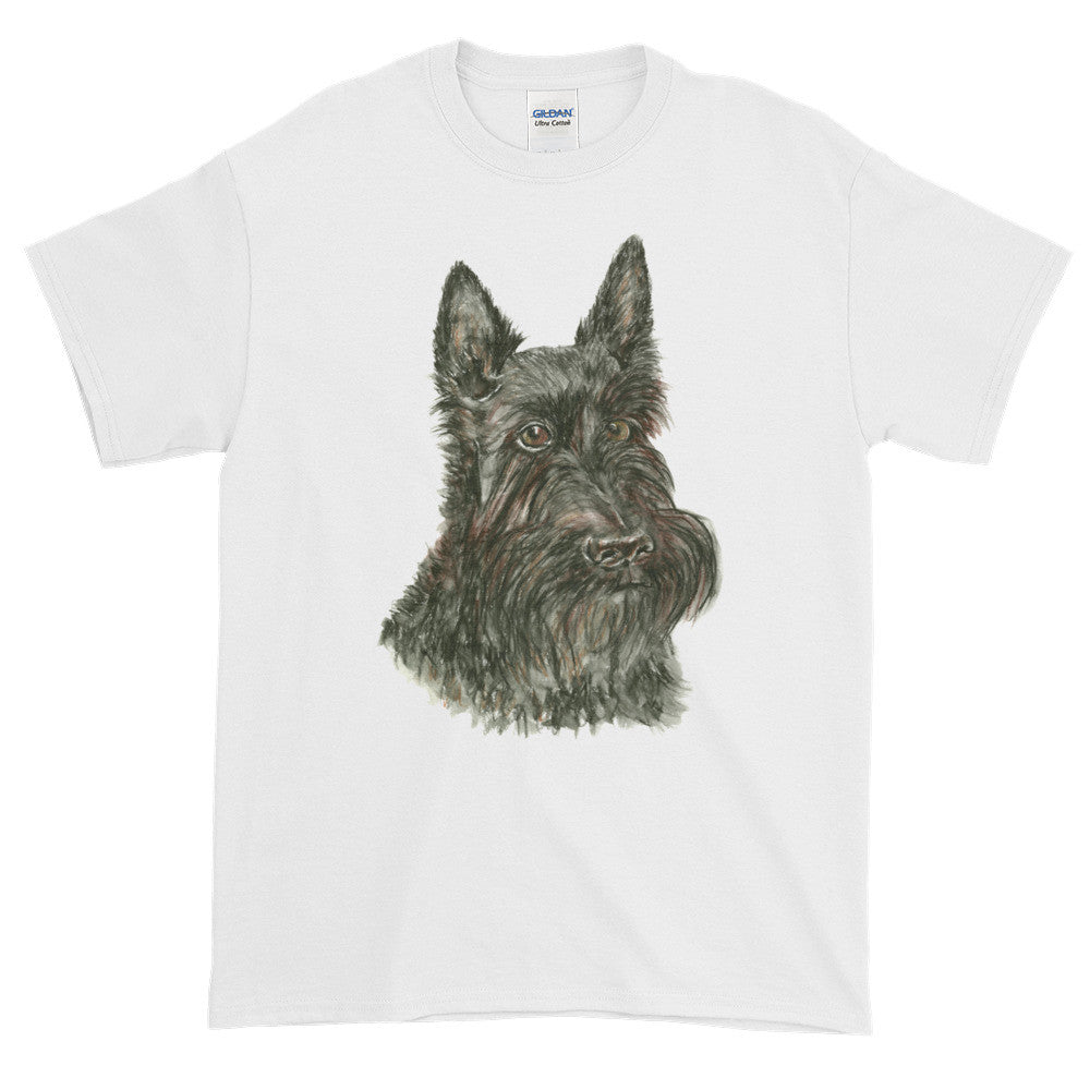 Scottish Terrier Scottie Dog Adult Unisex T-shirt