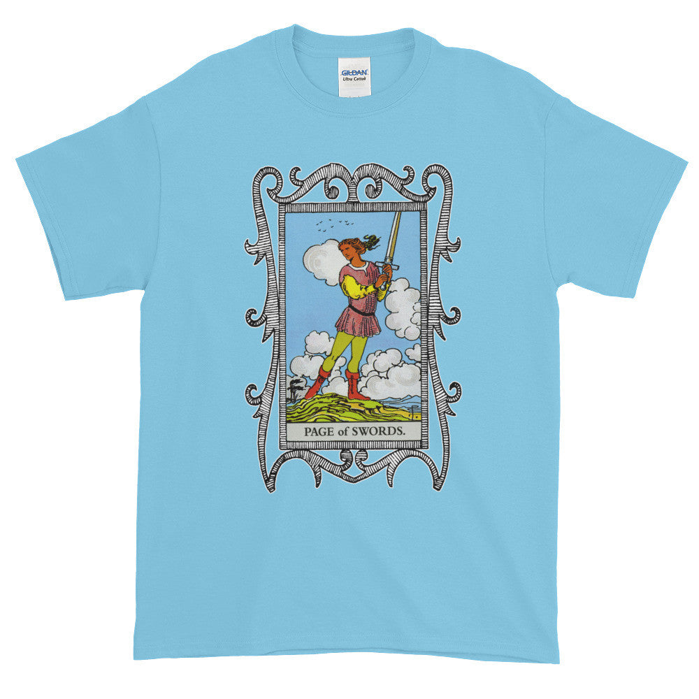 Page of Swords Tarot Card Adult Unisex T-shirt