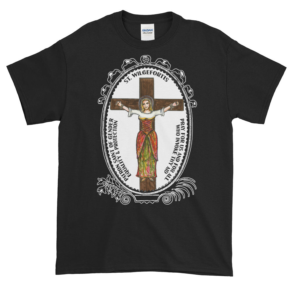 Saint Wilgefortis Patron of Gender Equality and Protection T-Shirt