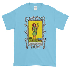 Page of Pentacles Tarot Card Adult Unisex T-shirt