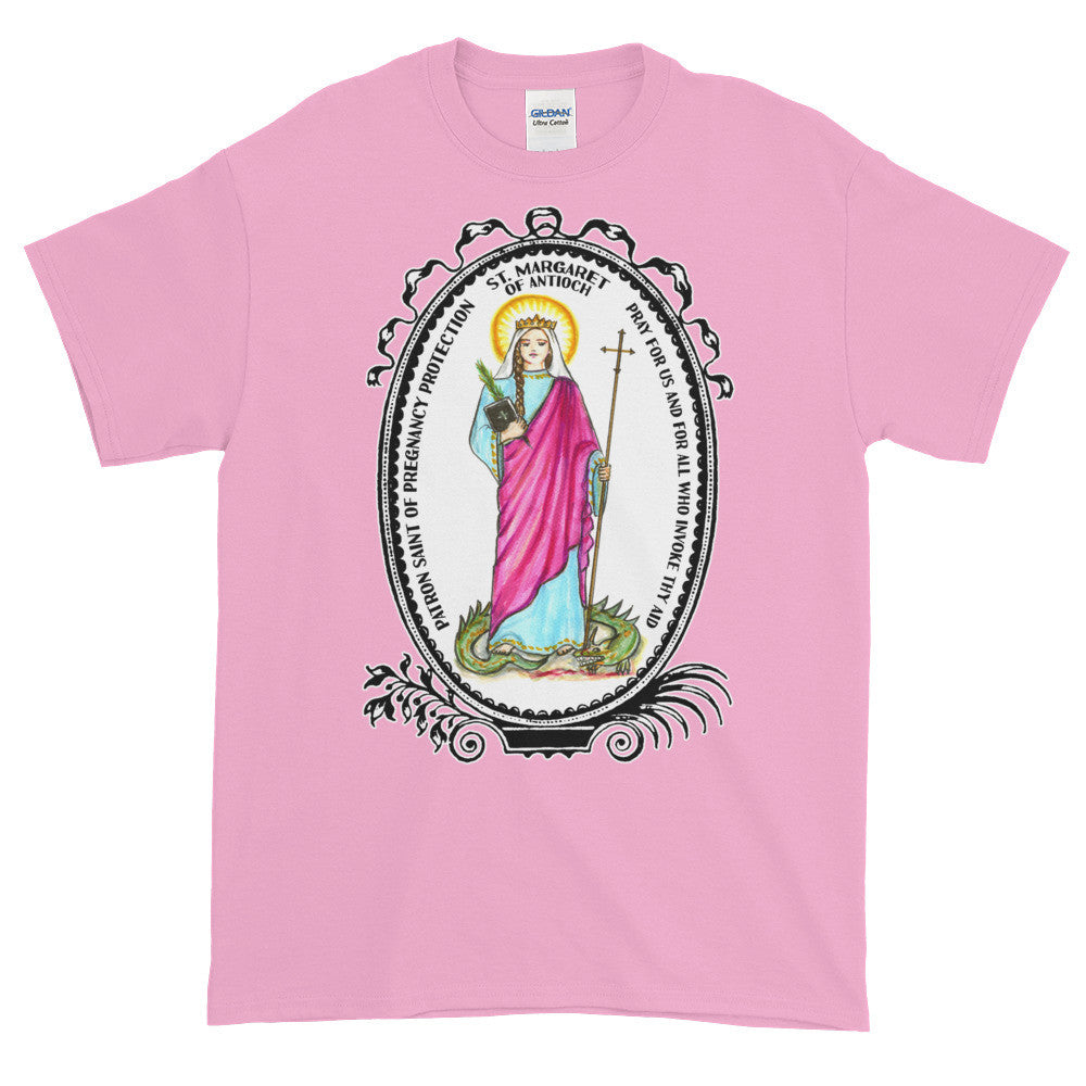 St Margaret of Antioch for Pregnancy Protection Unisex Adult T-shirt