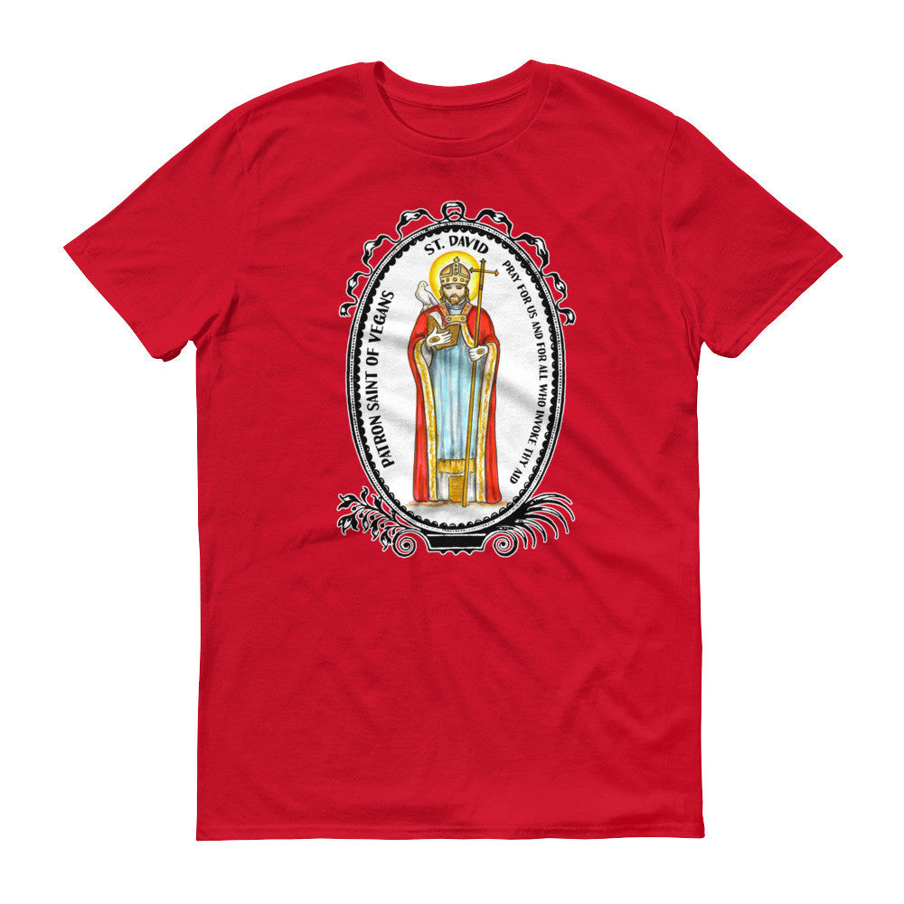 Saint David Patron of Vegans Unisex T-shirt