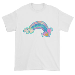 Cute Rainbow Heart Cloud Unisex T-shirt
