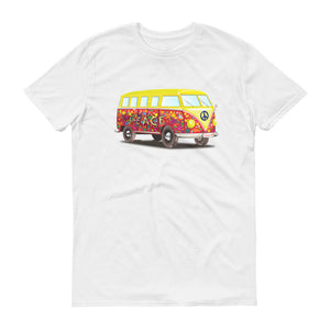 Peace Love Hippie Bus Van Unisex T-shirt