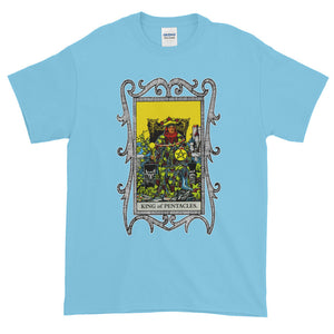 King of Pentacles Tarot Card Unisex Adult T-shirt