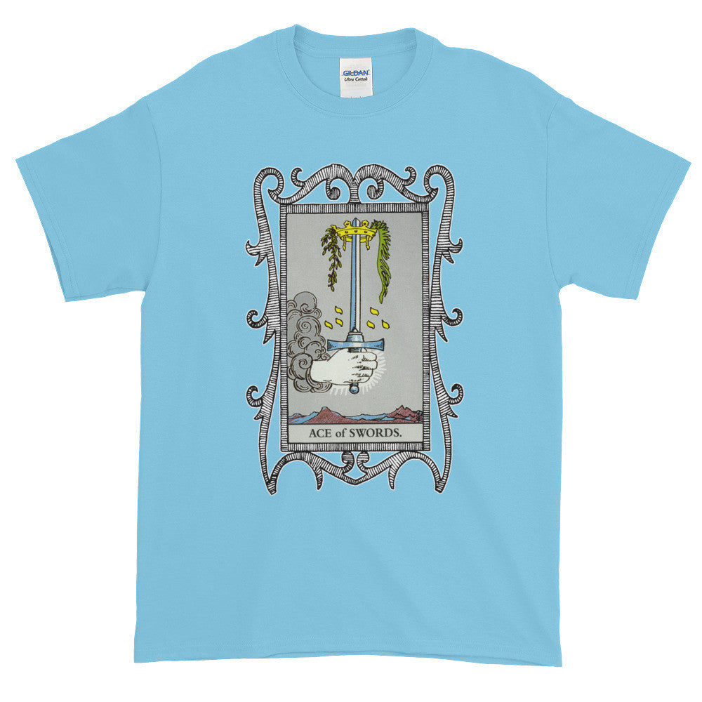 Ace of Swords Tarot Card Unisex Adult T-shirt