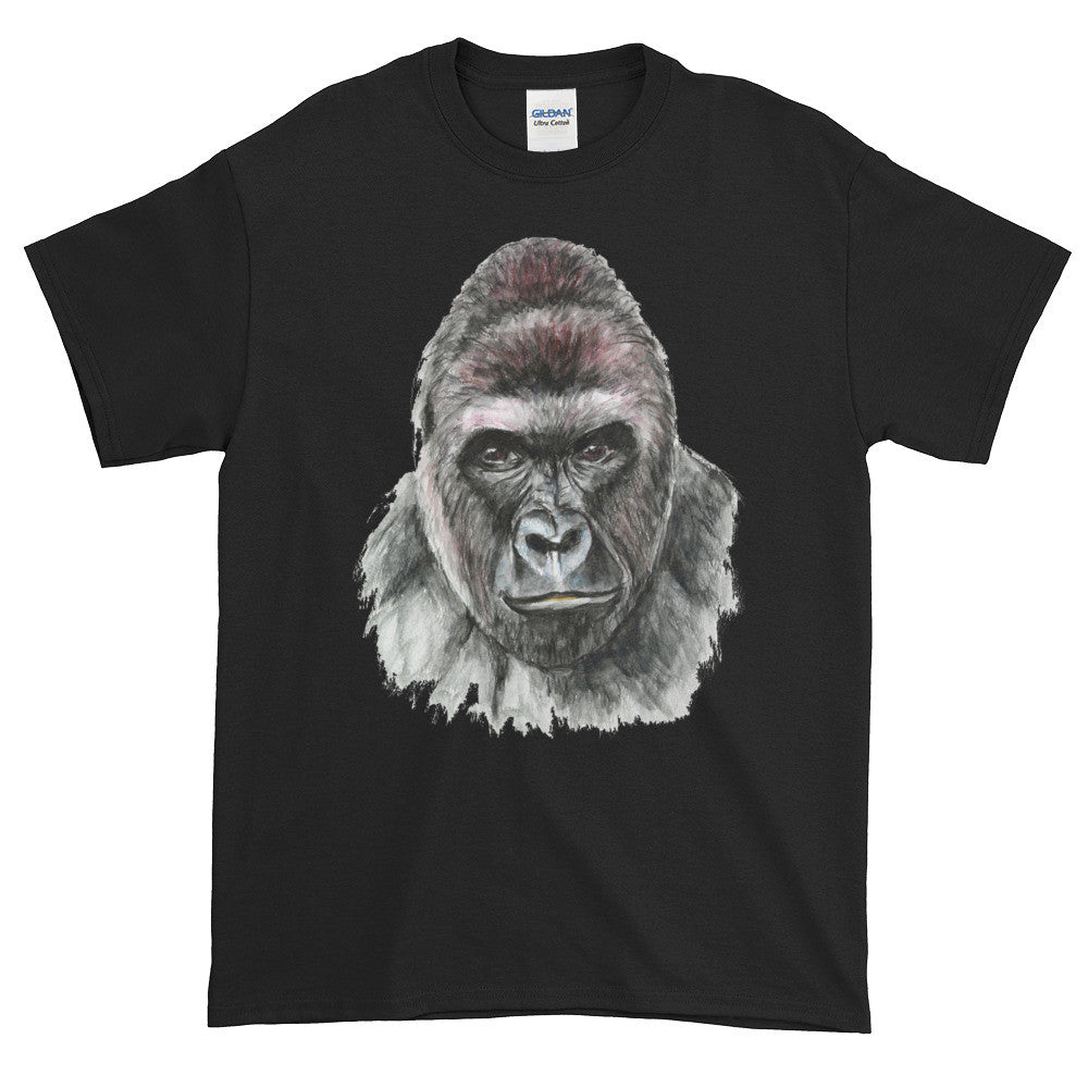 Gorilla Portrait Adult Unisex T-shirt